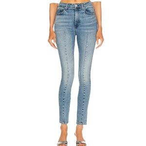 Jonathan Simkhai Standard high waisted skinny jeans with front seam sz 25